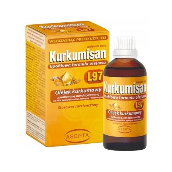 Kurkumisan L97, olejek kurkumowy, krople, 30ml