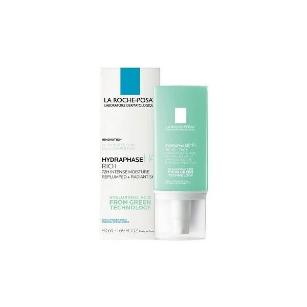 La Roche-Posay Hydraphase HA Rich, krem intensywnie nawilżający, skóra wrażliwa i sucha, 50ml