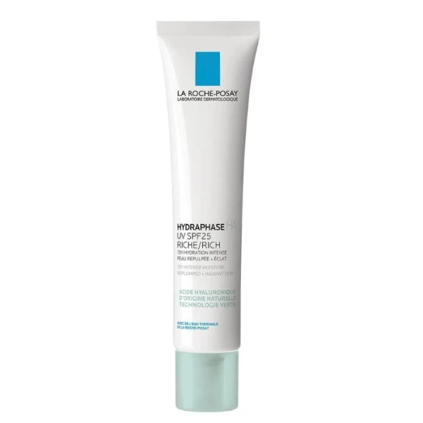 La Roche-Posay Hydraphase HA UV, krem intensywnie nawilżający z filtrem UV, SPF 25, 40ml