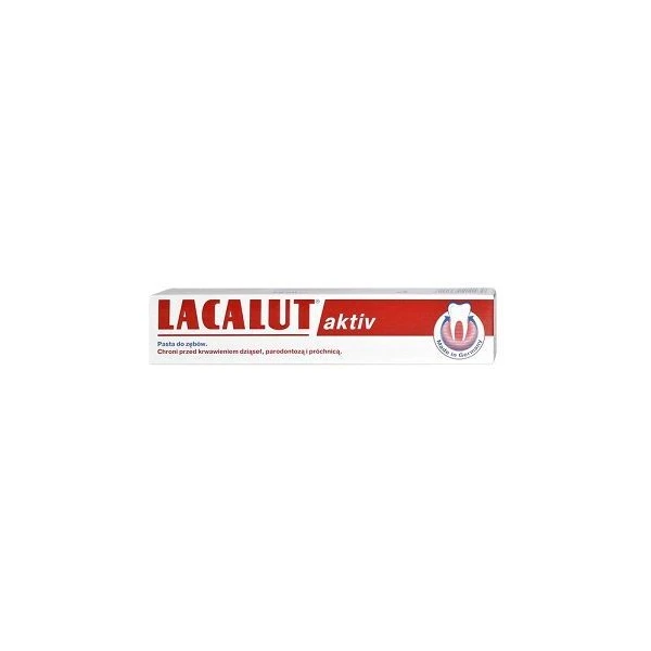 Lacalut Aktiv, pasta do zębów na krwawiące dziąsła, 75ml