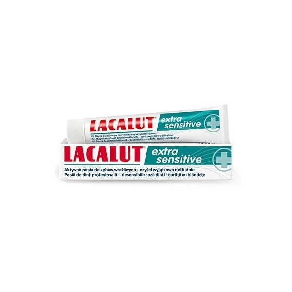 Lacalut Extra Sensitive, pasta do zębów wrażliwych, 75ml