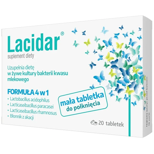Lacidar, 20 tabletek