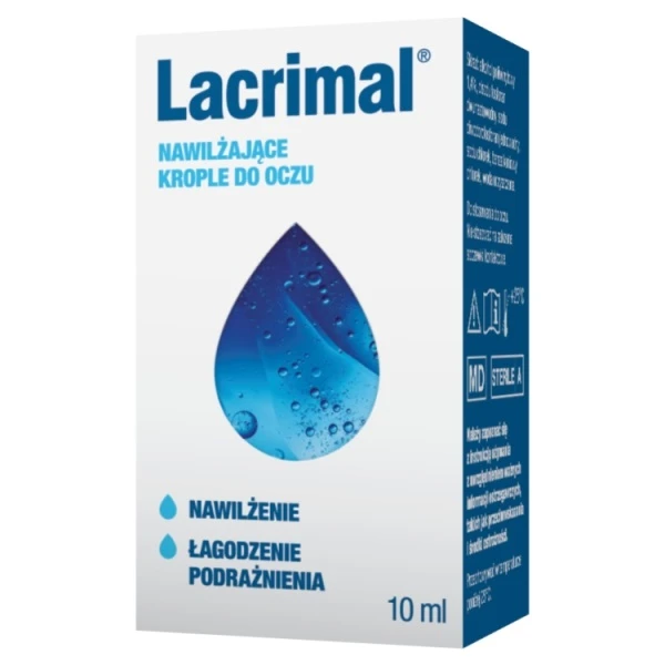 Lacrimal, krople nawilżające do oczu, 10ml
