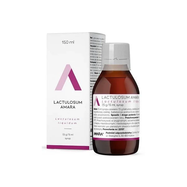 Lactulosum Amara (7,5g/15ml), syrop, 150ml
