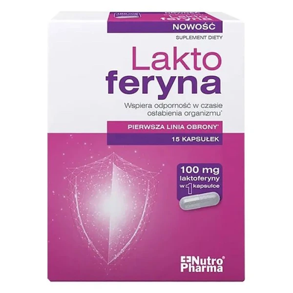 Laktoferyna, 15 kapsułek