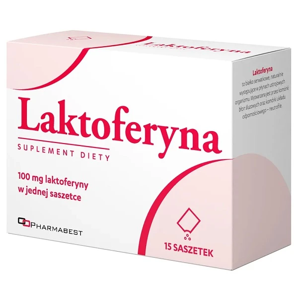 Laktoferyna, proszek, 15 saszetek