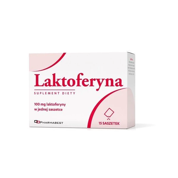 Laktoferyna, proszek, 15 saszetek