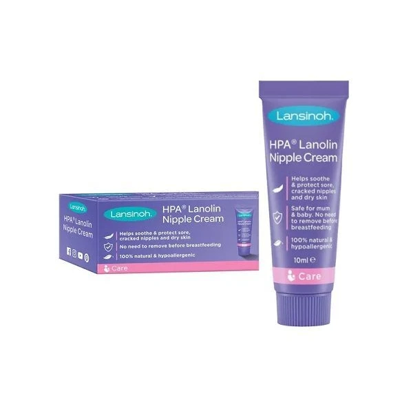 Lansinoh, lanolina HPA, krem na brodawki sutkowe, 10ml