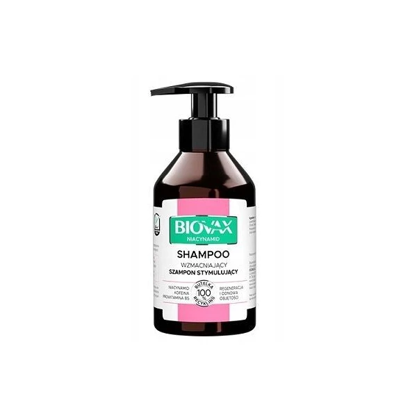 L'Biotica Biovax, Niacynamid, szampon wzmacniająco-stymulujący, 200ml