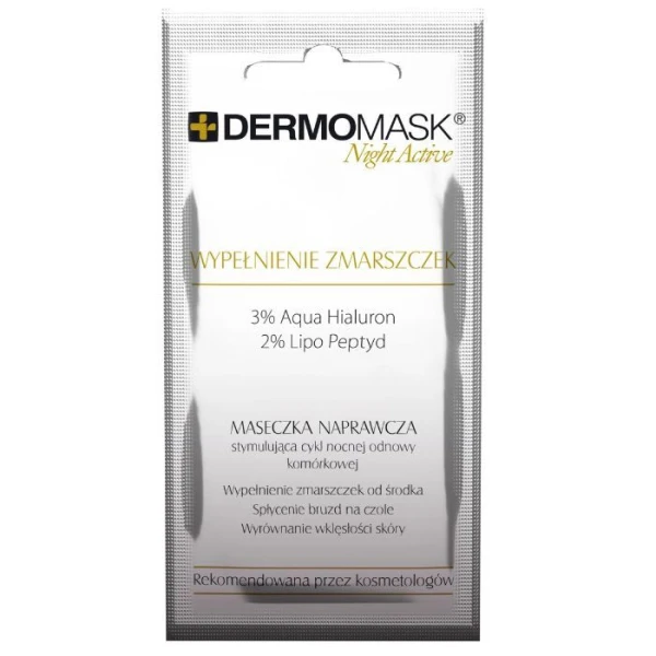 L'Biotica Dermomask, maseczka naprawcza, wypełnienie zmarszczek, 12ml