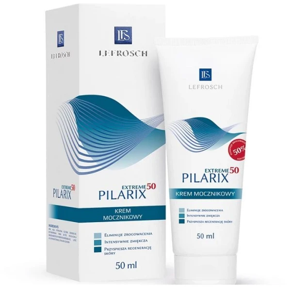 Lefrosch, Pilarix Extreme50, krem mocznikowy eliminujący zrogowacenia, 50ml