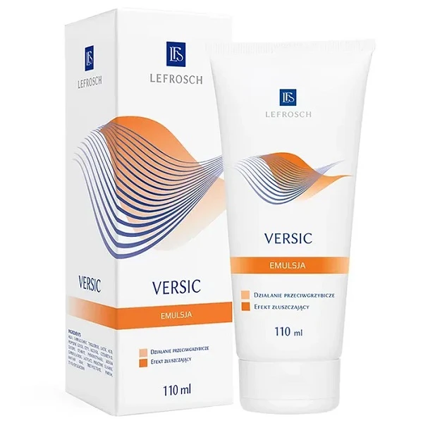 Lefrosch, Versic, emulsja przeciwgrzybiczo – złuszczająca, 110ml