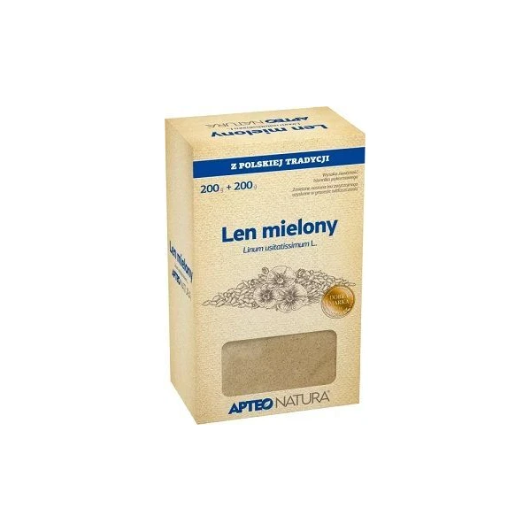Len mielony, Apteo Natura, 400g