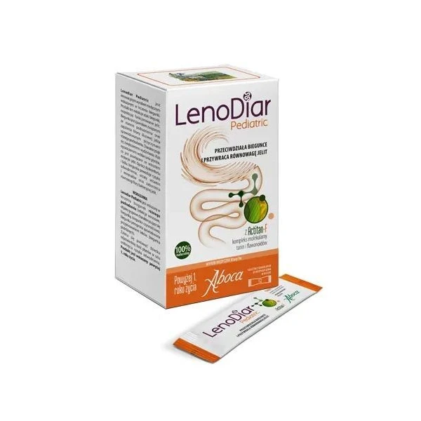 LenoDiar Pediatric, granulat, po 1 roku życia, 12 saszetek po 2g