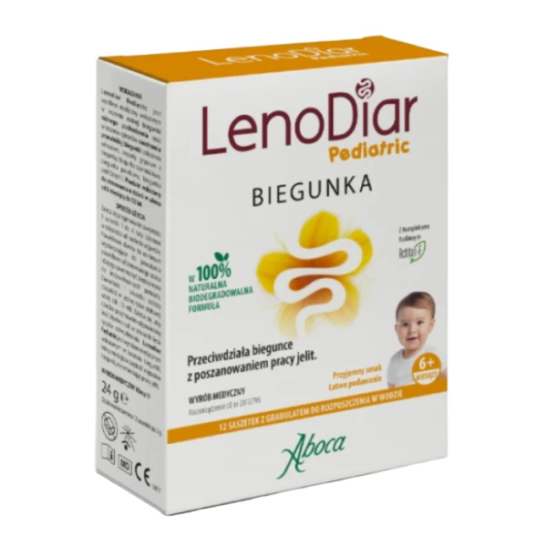 LenoDiar Pediatric, granulat, po 1 roku życia, 12 saszetek po 2g