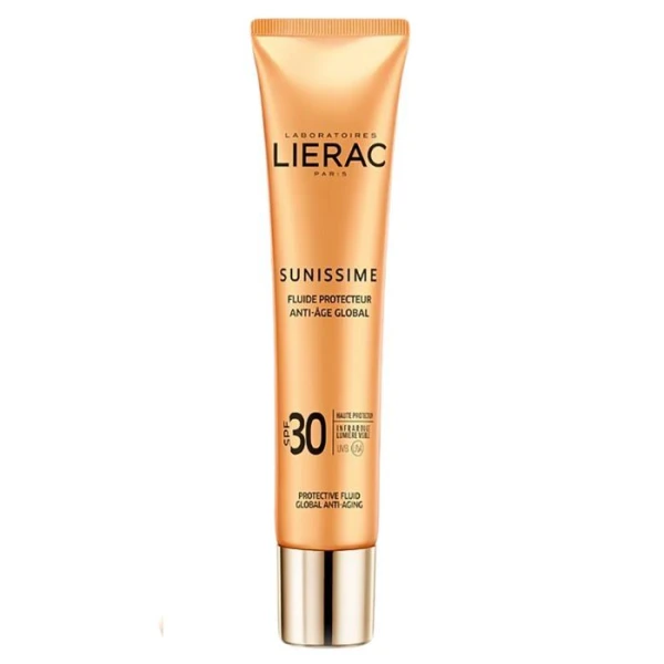 Lierac Sunissime, emulsja ochronna do twarzy i dekoltu, SPF 30, 40 ml