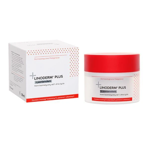Linoderm Plus, krem z pantenolem, od 1 dnia życia, 50ml