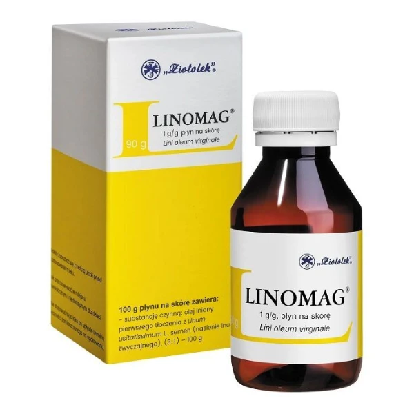 [DATA - 2026-12-31] Linomag 1g/g, płyn na skórę, 90g