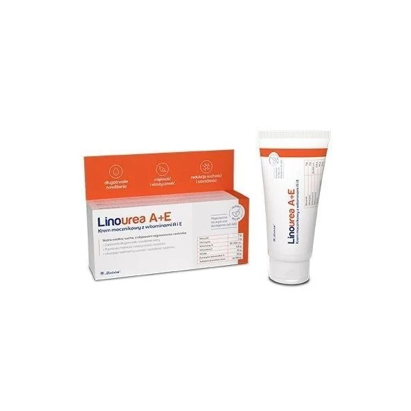 Linourea A+E, krem mocznikowy z witamina A+E, 50g