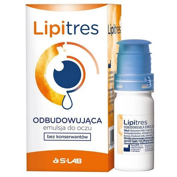 Lipitres, odbudowująca emulsja do oczu, 10ml
