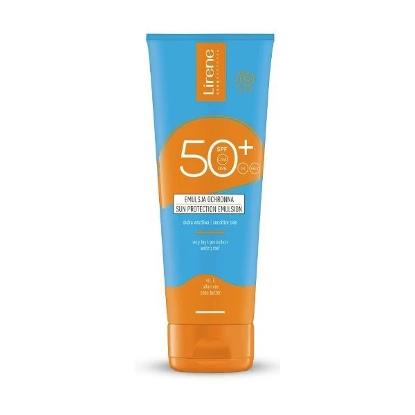 Lirene Sun, emulsja ochronna SPF 50+, skóra wrażliwa, 120ml