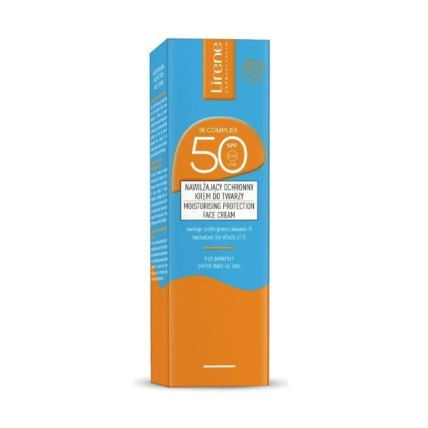 Lirene Sun, krem do twarzy nawilżający SPF 50, 40ml