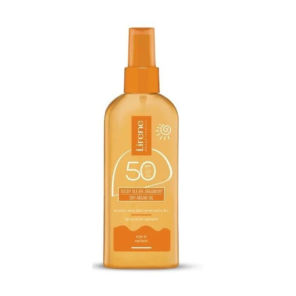 Lirene Sun, olejek suchy arganowy SPF 50, 150ml