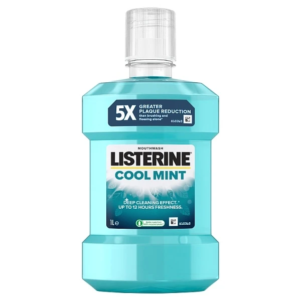 Listerine Cool Mint, płyn do płukania jamy ustnej, 1000ml