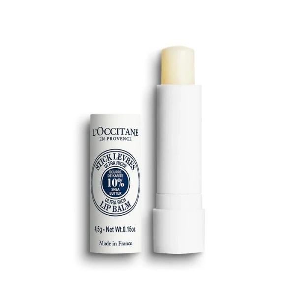 L'Occitane, nawilżający balsam do ust z masłem shea, 4,5g
