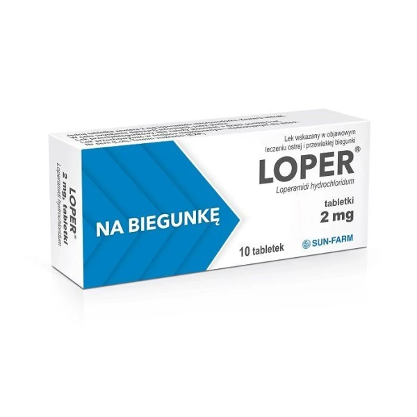 Loper 2mg, 10 tabletek