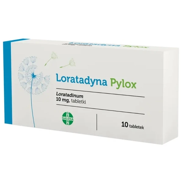 Loratadyna Pylox 10mg, 10 tabletek