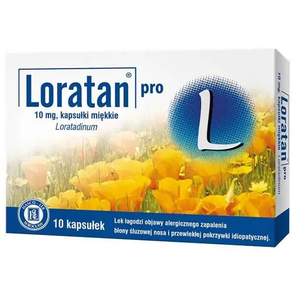 Loratan pro 10mg, 10 kapsułek