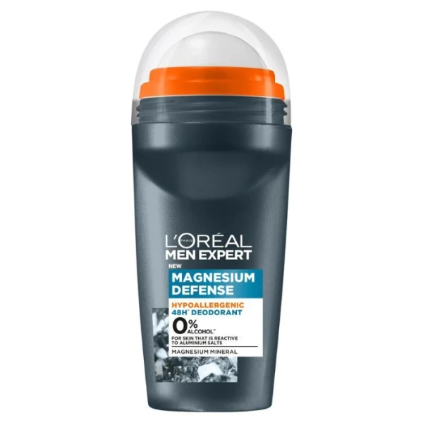 L’Oreal Men Expert, Magnesium Defense, dezodorant roll-on, 50ml