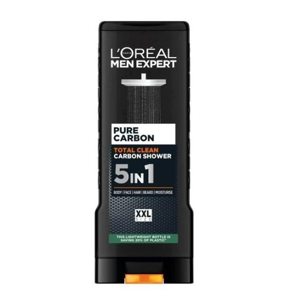 L’Oreal Men Expert Pure Carbon 5w1, żel pod prysznic z węglem, 400ml