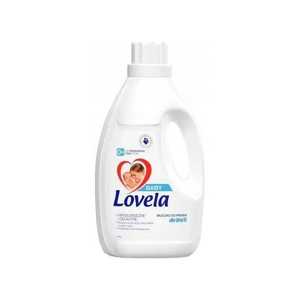 Lovela Baby, hipoalergiczne mleczko do prania, dla dzieci od urodzenia, do bieli, 1,45l