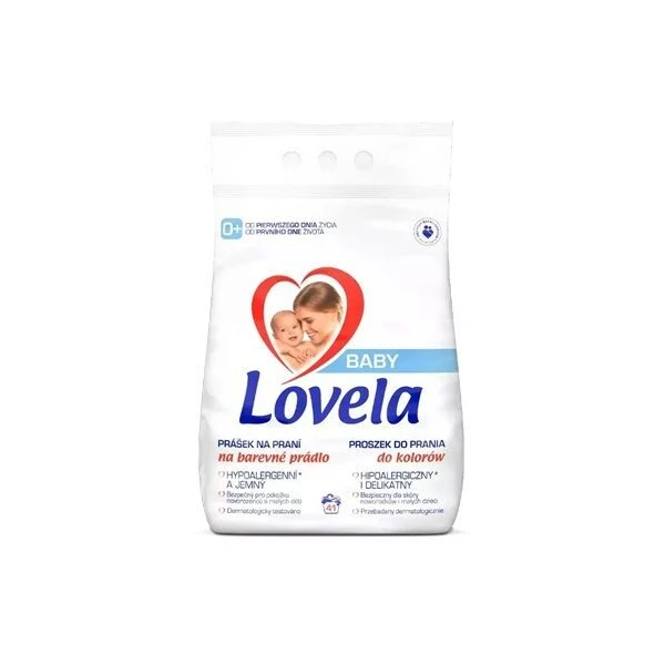 Lovela Baby, hipoalergiczny proszek do prania, dla dzieci od urodzenia, do kolorów, 4,1kg