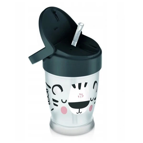Lovi, kubek ze słomką Salt&Pepper, 35/356, po 12 miesiącu, 250ml