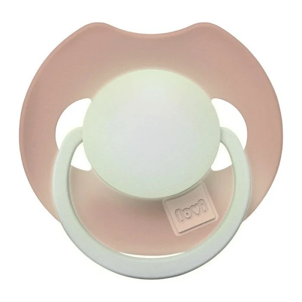 Lovi, smoczek uspokajający, silikonowy, dynamiczny, Prime, Blush Glow​, 0-6 miesięcy, 34/436, 1 sztuka