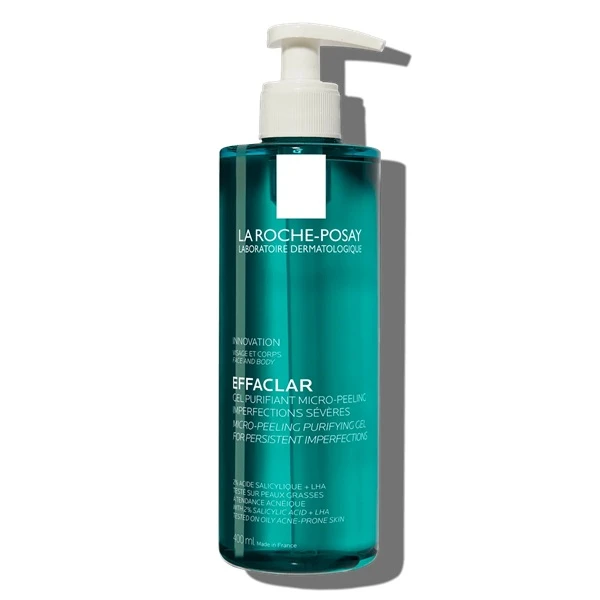 La Roche-Posay Effaclar, żel mikrozłuszczający do skóry z niedoskonałościami, 400ml