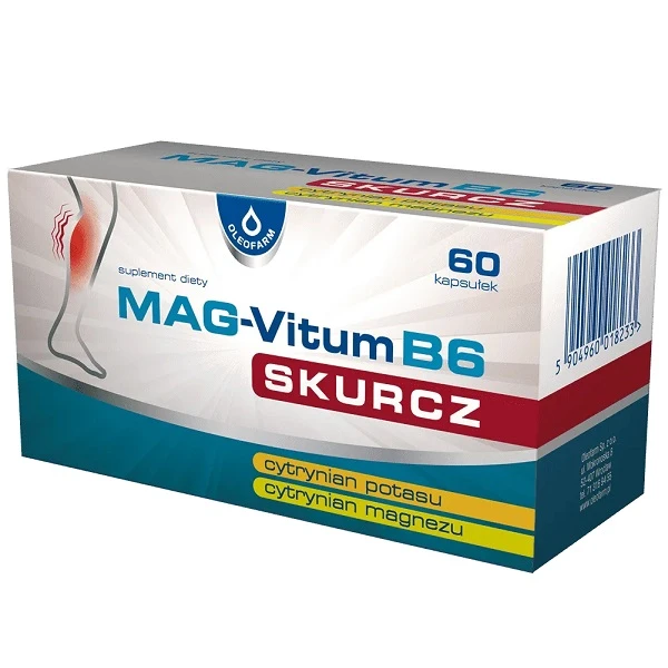Mag-Vitum B6 Skurcz, 60 kapsułek