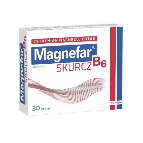 Magnefar B6 Skurcz, 30 tabletek