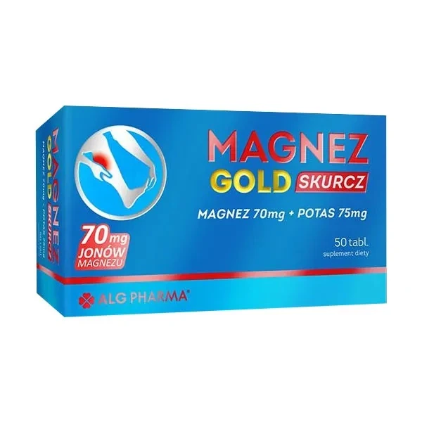 Magnez Gold Skurcz, 50 tabletek