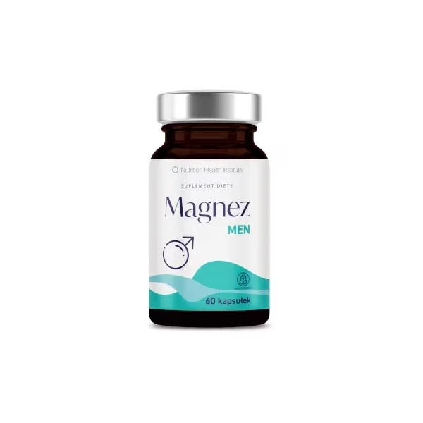 Nutrition Health Institute, Magnez Men, 60 kapsułek