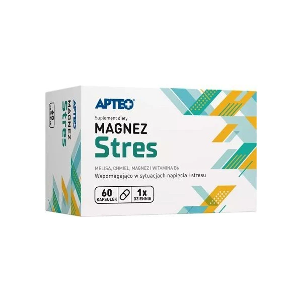Magnez Stres Apteo, 60 kapsułek