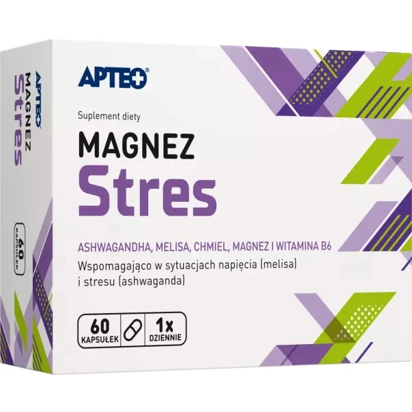 Magnez Stres Apteo, 60 kapsułek