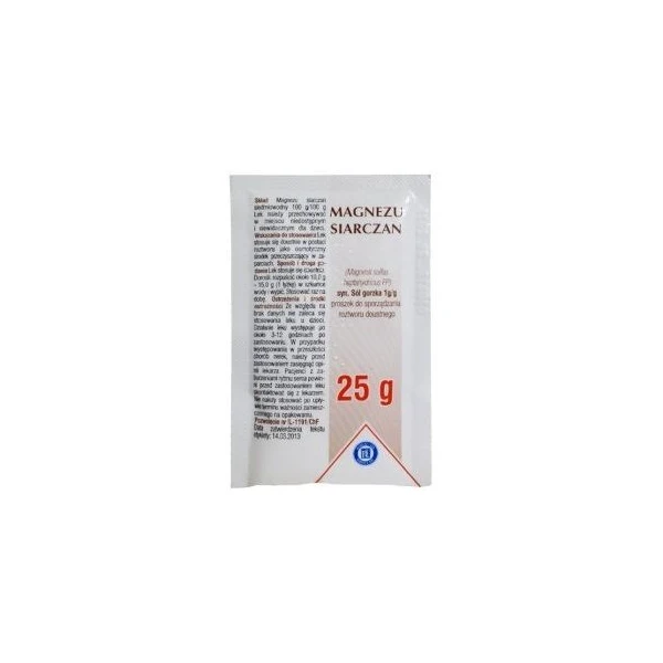 Magnezu siarczan 1g/g, sól gorzka, proszek, 25g