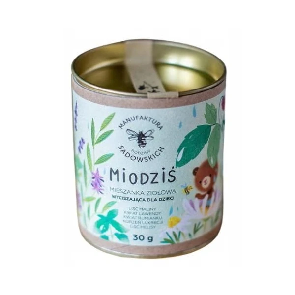 Manufaktura Rodziny Sadowskich, Miodziś, mieszanka ziołowa wyciszająca dla dzieci, 30g