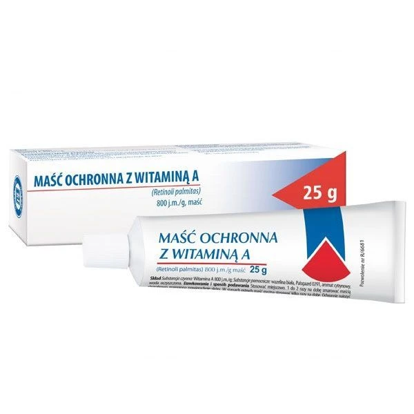 Maść ochronna z witaminą A (800j.m./g), Hasco, 25g
