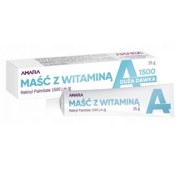 Maść z witaminą A, Amara, 25g