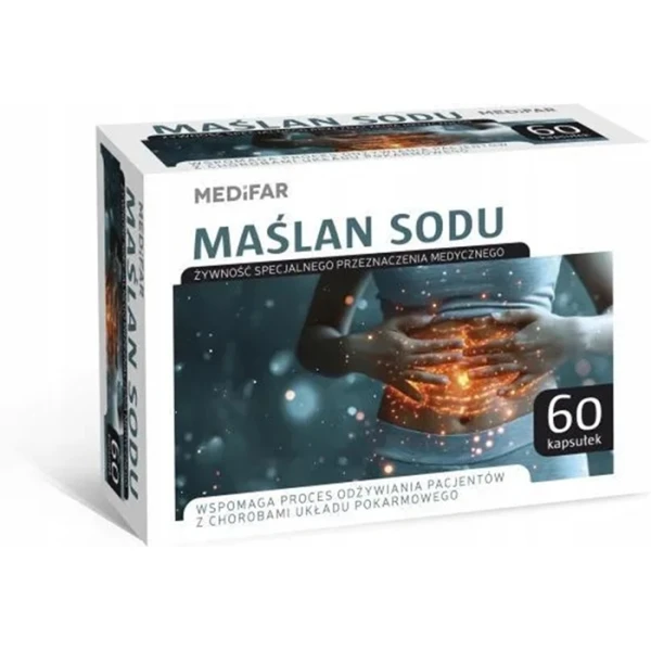 Medifar, Maślan sodu, 60 kapsułek